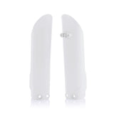 Lower Fork Covers -  KTM85 2018-25 MC85 21-25 TC85 18-25 2020 White Acerbis