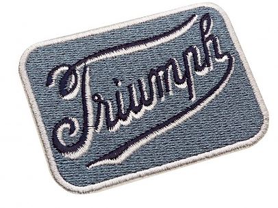 Triumph Script Logo Patch