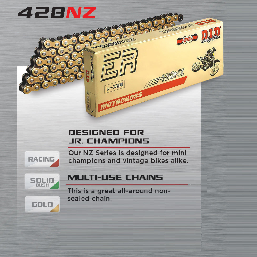 thumbnail image 2 of DID 428 NZ Gold Clip Chain Master Connecting Link 2 of 5