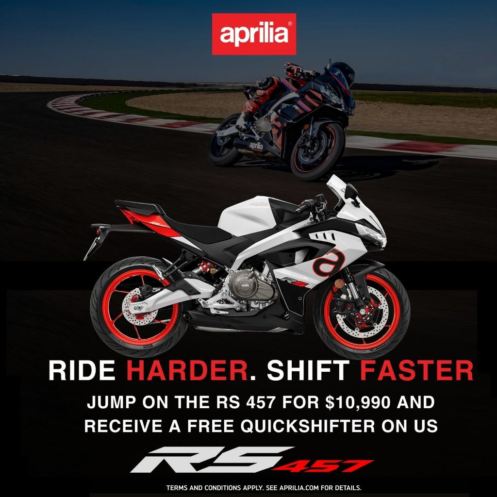 Aprilia RS 457 Free Quickshifter promotion