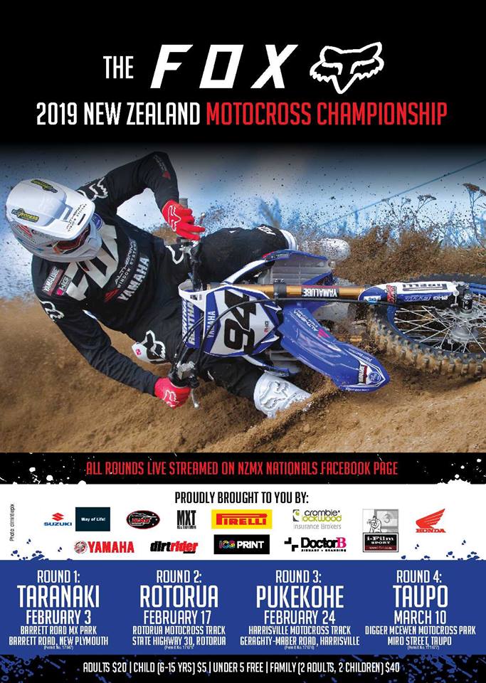 2019 NZ Motocross Championship Dates