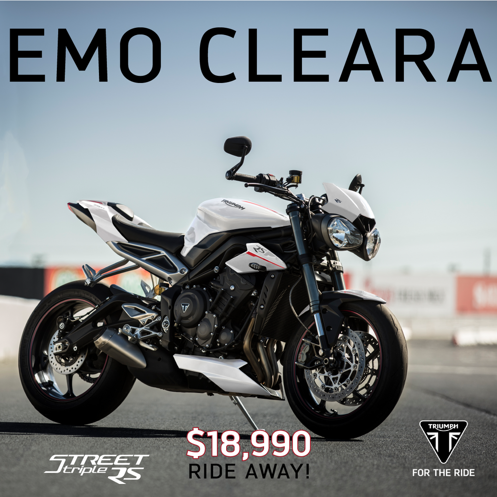 Triumph EX Demo Clearance Sale