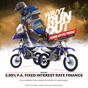 Yamaha YZ and WR 2020 Runout Sale
