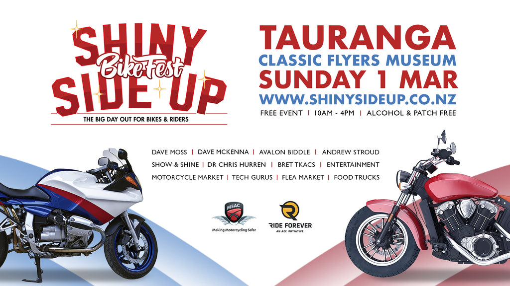 Shiny Side Up comes to Tauranga