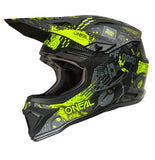 O'Neal Youth 1SRS VIBRANT Helmet - Black/Neon Yellow