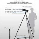 HEIPI K32 HEAVY-DUTY CARBON FIBER TRIPOD