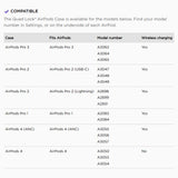 QUAD LOCK - AirPods Compatibility Tech Specs