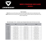 DRIRIDER Size Chart - Mens Jackets