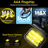 NITECORE 600 LUMEN USB RECHARGEABLE LED HEADLAMP TORCH GREEN