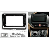 FITTING KIT 10.1" DASH TOYOTA NOAH , ESQUIRE , VOXY 2014 - 2021 (BLACK)
