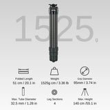 HEIPI K32 HEAVY-DUTY CARBON FIBER TRIPOD