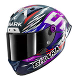 Shark AERON GP FIM RACING #2 Replica Zarco Signature 26 - Carbon/Violet/Chrome