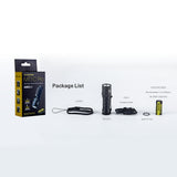 NITECORE MT1C PRO 1000 LUMEN IP68 EDC TORCH 505 YARDS THROW