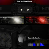 NITECORE 2000 LUMEN USB RECHARGEABLE LED HEADLAMP TORCH
