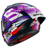 Shark AERON GP FIM RACING #2 Replica Zarco Signature 26 - Carbon/Violet/Chrome