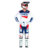 O'Neal HARDWEAR AIR Slam Pant - White/Blue/Red