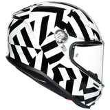 AGV K6 SECRET [BLACK/WHITE]