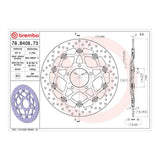 Brembo Prime Serie Oro Front Brake Disc 78B40873