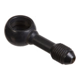 Whites Brake - 11mm (7/16) Banjo - Straight - Steel Black