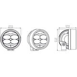 Denali D3 LED Fog Light - DataDim™ Technology - Single