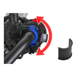 Zeta Rotating Bar Clamp Clutch - Blue