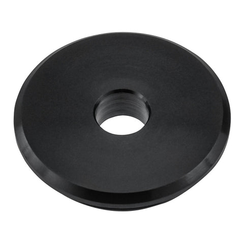 Zeta Aluminium Throttle Tube Replacement End Plug with O-Ring - Black