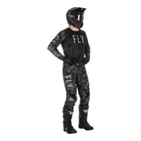 Fly Racing Kinetic Special Edition Tactic Pant - Black / Grey Camo