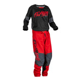 Fly Racing Kinetic Khaos Youth Pant - Black / Red / Grey