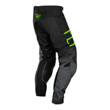 FLY Racing Youth Kinetic Pants - Charcoal / Neon Green / True Blue