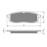 GOLDfren Brake Pads - K5 Off-Road Racing