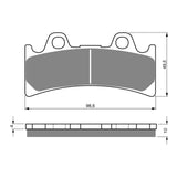 GOLDfren Brake Pads - S3 Sintered Sports