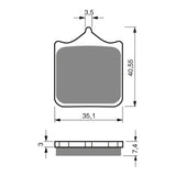GOLDfren Brake Pads - S3 Sintered Sports