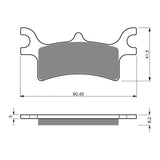 GOLDfren Brake Pads - K5 Off-Road Racing