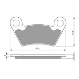 GOLDfren Brake Pads - K5 Off-Road Racing