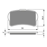 GOLDfren Brake Pads - K5 Off-Road Racing