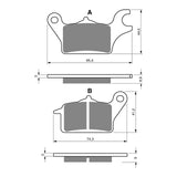 GOLDfren Brake Pads - S3 Sintered Sports