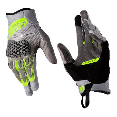 Leatt 5.5 ADV HydraDri Glove (Short) - Grey / Hi-Viz