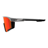 Leatt SpeedViz Pro Sunglasses - Black / White Iriz Cryztal Red 13 VLT