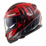 LS2 FF320 Stream Evo Shadow Helmet - Red / White