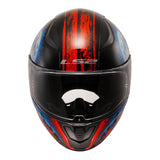 LS2 FF353 Rapid II Zombie - Matte Black / Red / White