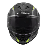 LS2 FF818 Storm III Dynamo Helmet - Black / Hi-Vis Yellow