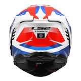LS2 FF818 Storm III Komai Helmet - White / Blue / Red
