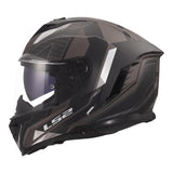 LS2 FF818 Storm III Sporty Helmet - Black / Grey