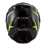 LS2 FF902 Scope Skid Helmet - Black / Hi-Vis Yellow