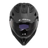 LS2 MX702 Pioneer II Helmets - Matte Black 06