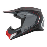 LS2 MX706 COZ Arched Helmet - Black / Silver / Titanium 06