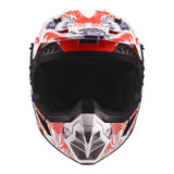 LS2 MX706J COZ Fantasy Junior Helmet - Matte White / Red / Blue
