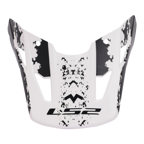 LS2 COZ Peak Hyde - Black / White