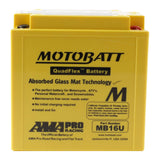 Motobatt Battery Quadflex AGM - MB16U