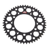 Renthal Sprocket Rear Black 50T Alloy 7075 T6 Grooved